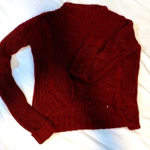 Derek Heart, Maroon Knitted Sweater